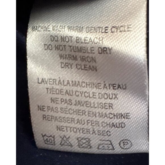 Danini Shirt Mens Modern Fit Navy Short Sleeve Button Up XX-Large 100% Cotton - Picture 6 of 8